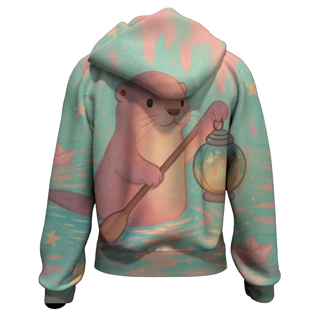 Random Lantern Otter custom hoodies