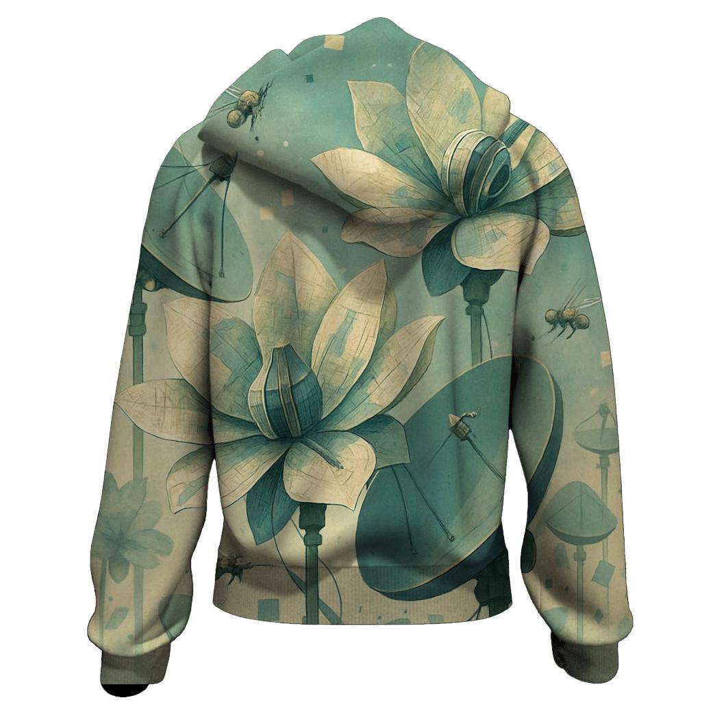 Random Garden Of Satellites lightweight hoodies