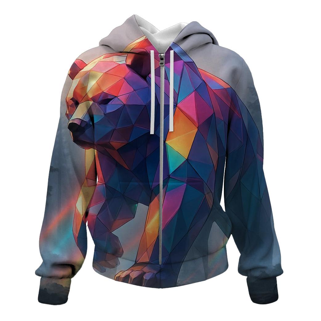 Random Prism Bear hoodie designs