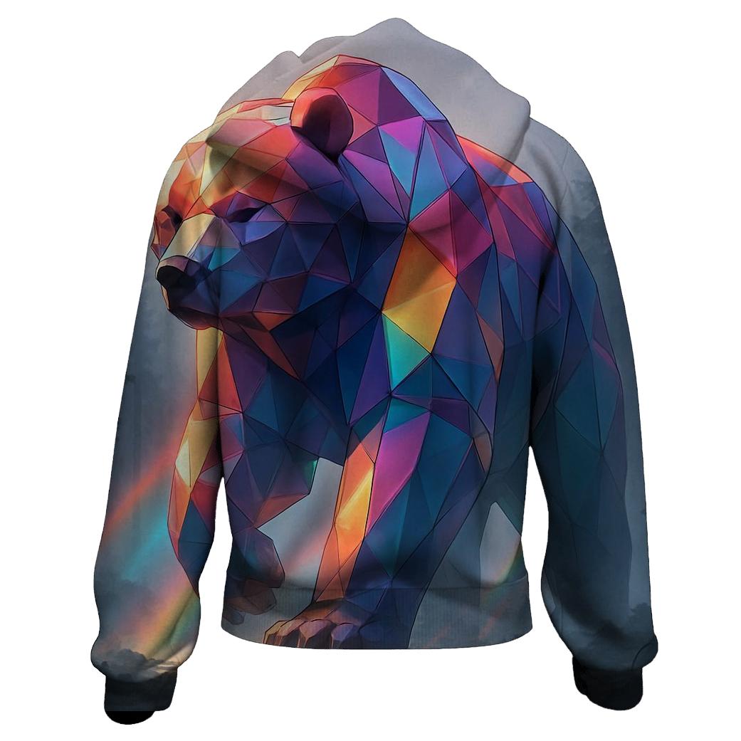 Random Prism Bear hoodie designs