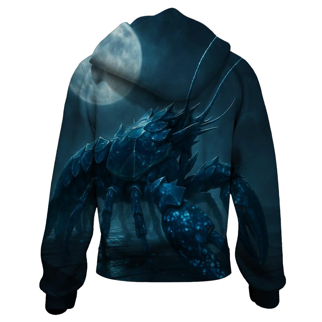 Random Sapphire Lobster designer hoodies