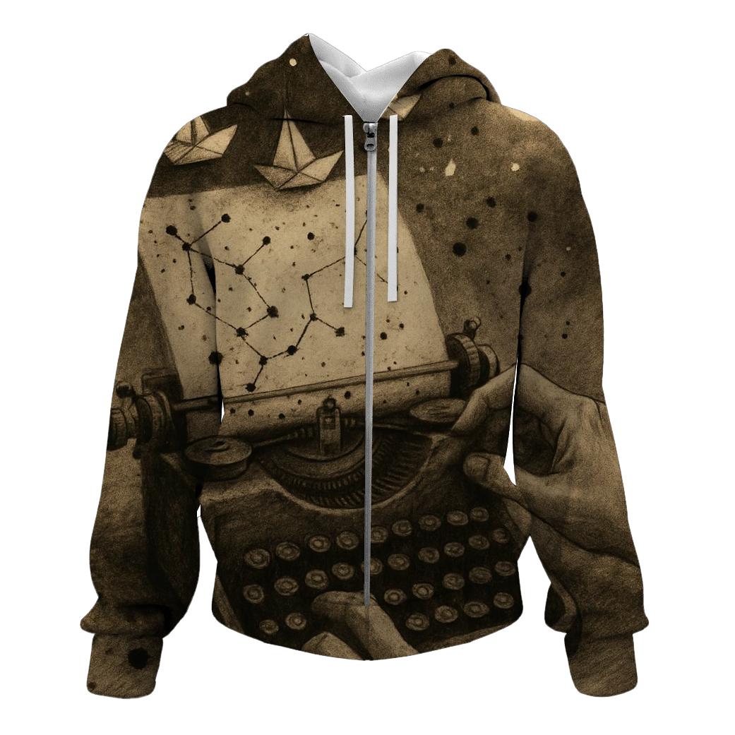 Random Midnight Typewriter hoodie styles