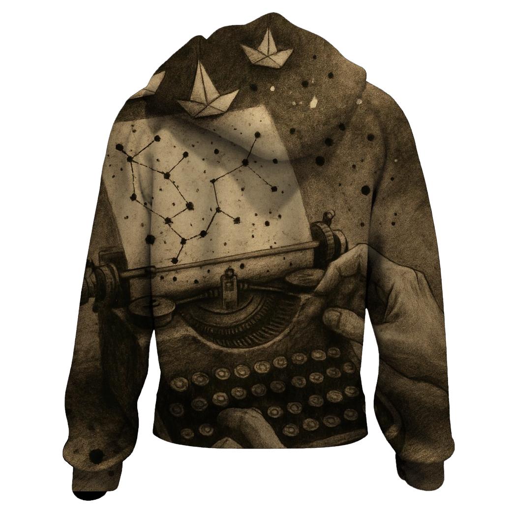 Random Midnight Typewriter hoodie styles