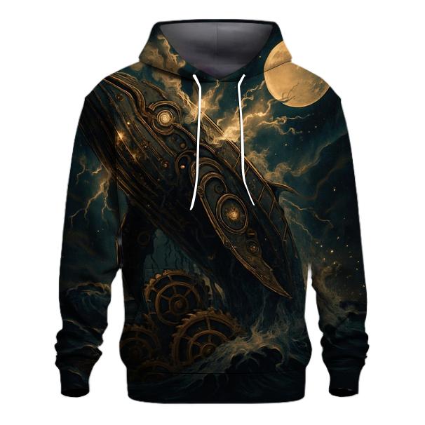 Random Clockwork Whale graphic hoodies