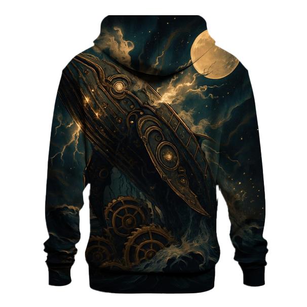 Random Clockwork Whale graphic hoodies