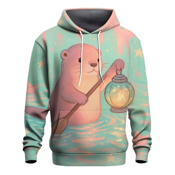 Random Lantern Otter heavyweight hoodies