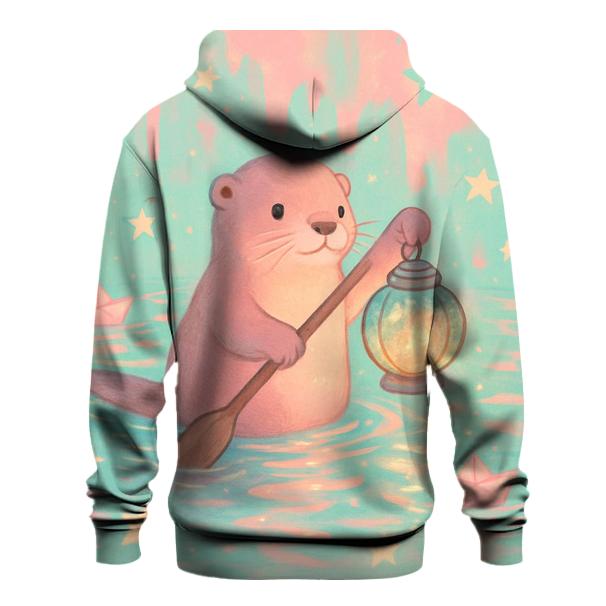 Random Lantern Otter heavyweight hoodies