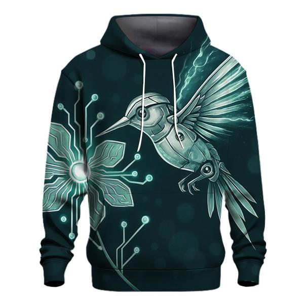 Random Mechanical Hummingbird pullover hoodies