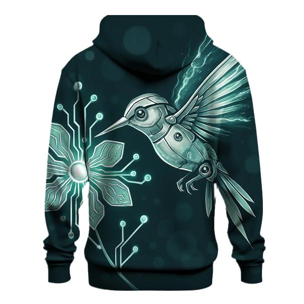 Random Mechanical Hummingbird pullover hoodies