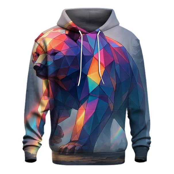 Random Prism Bear custom hoodies