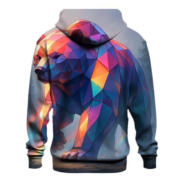 Random Prism Bear custom hoodies