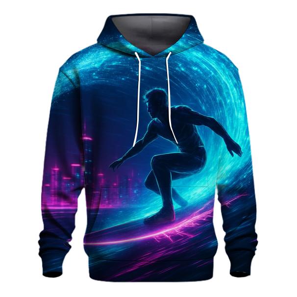 Random Hologram Surfer designer hoodies