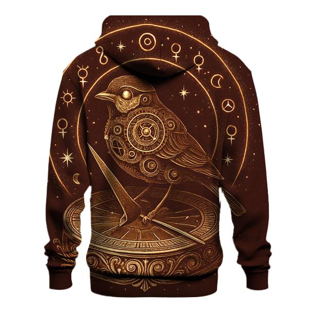 Random Clockwork Sparrow premium hoodies