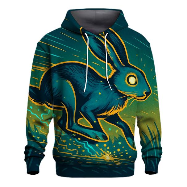 Random Electric Hare graphic hoodies