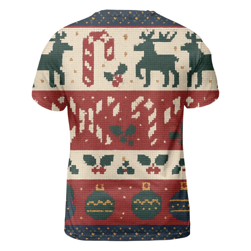 Tinsel Tangle Sweater Grid Design custom all-over print shirts