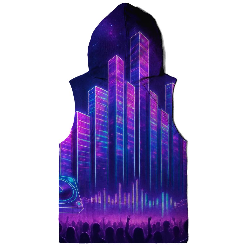 Neon Equalizer Skyline hoodie styles