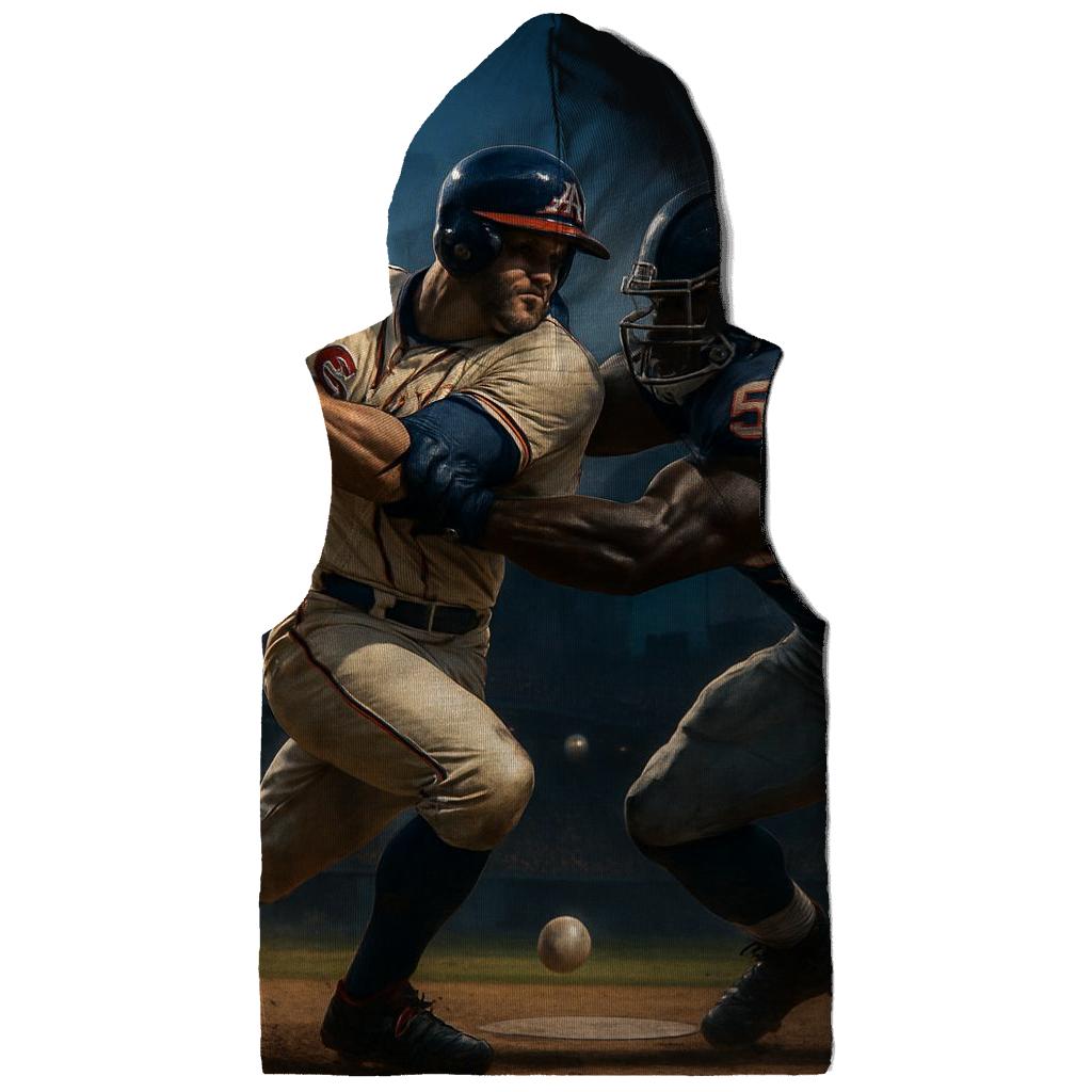 Skyline Showdown At Fifth Inning graphic hoodies