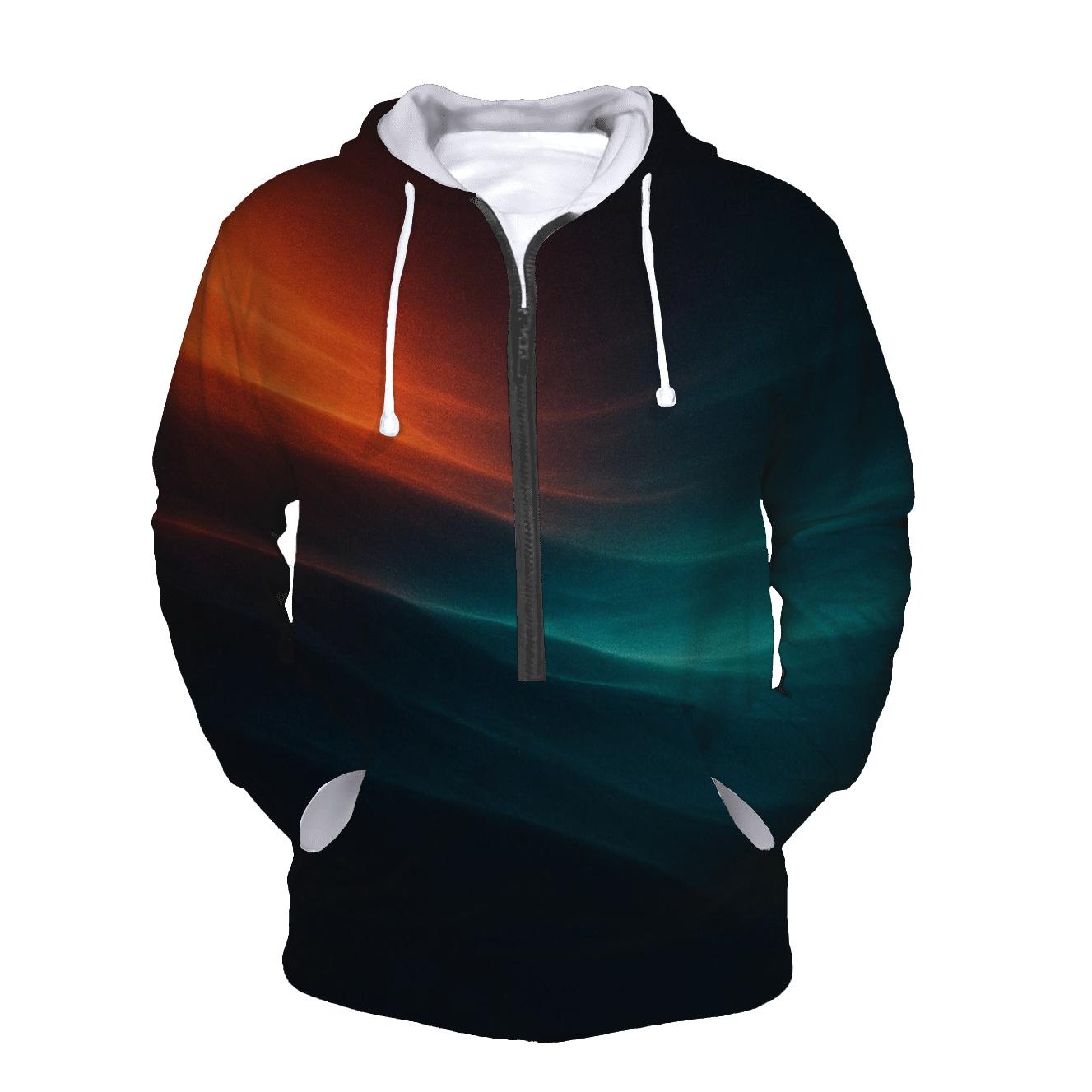 Molten Aurora Flow lightweight hoodies