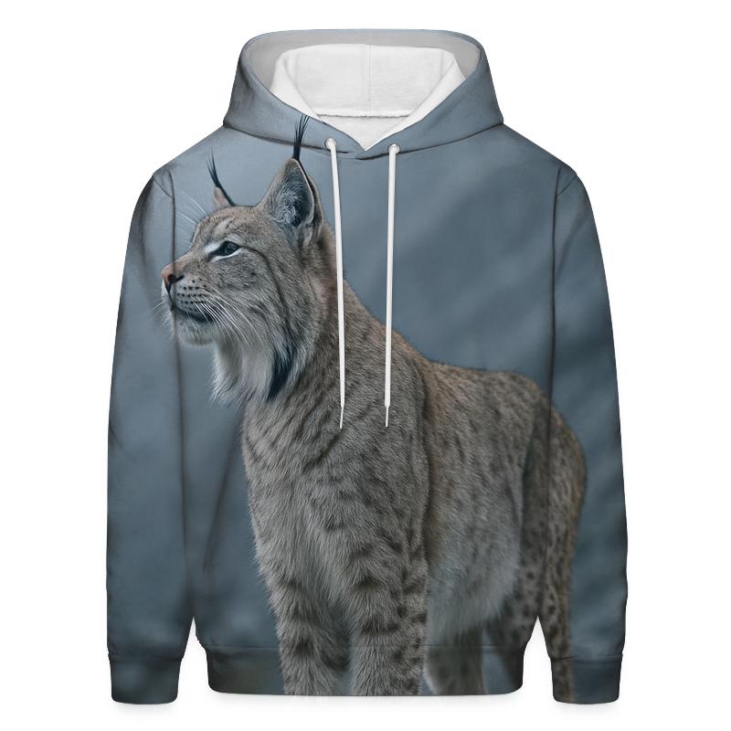 Mist Ridge Stalker — Eurasian Lynx pullover hoodies