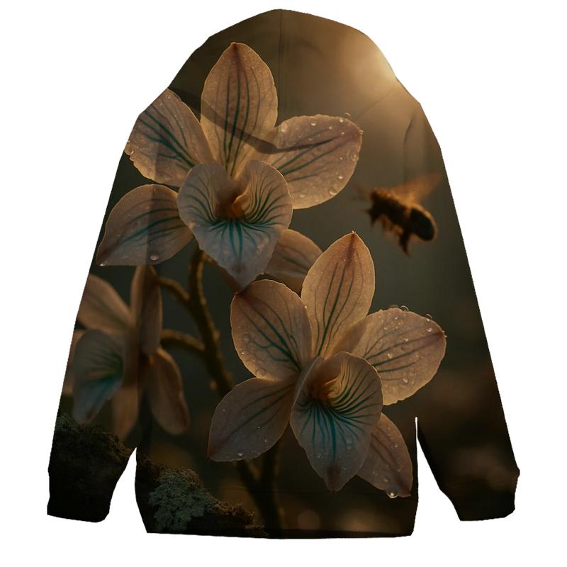 Midnight Pollinators Orchid Grove hoodies fashion