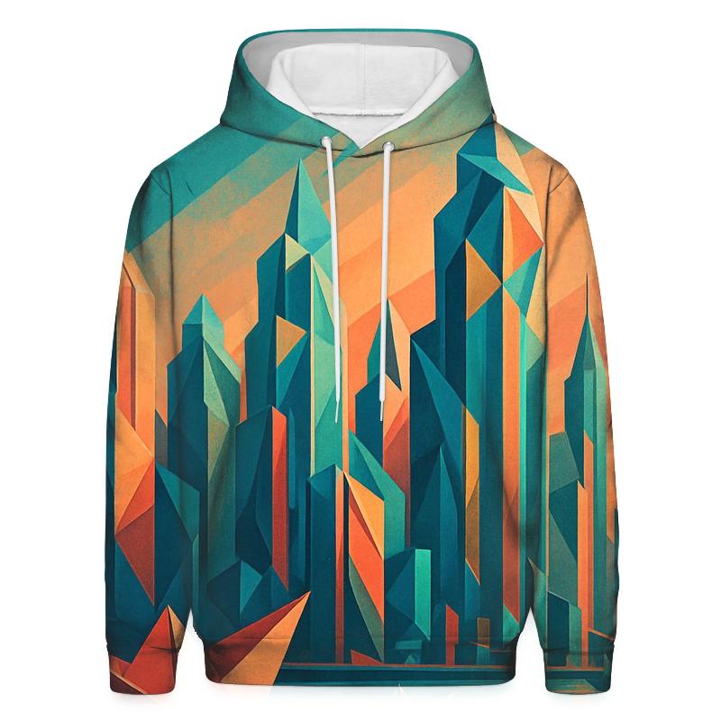 Chromatic Origami City custom hoodies