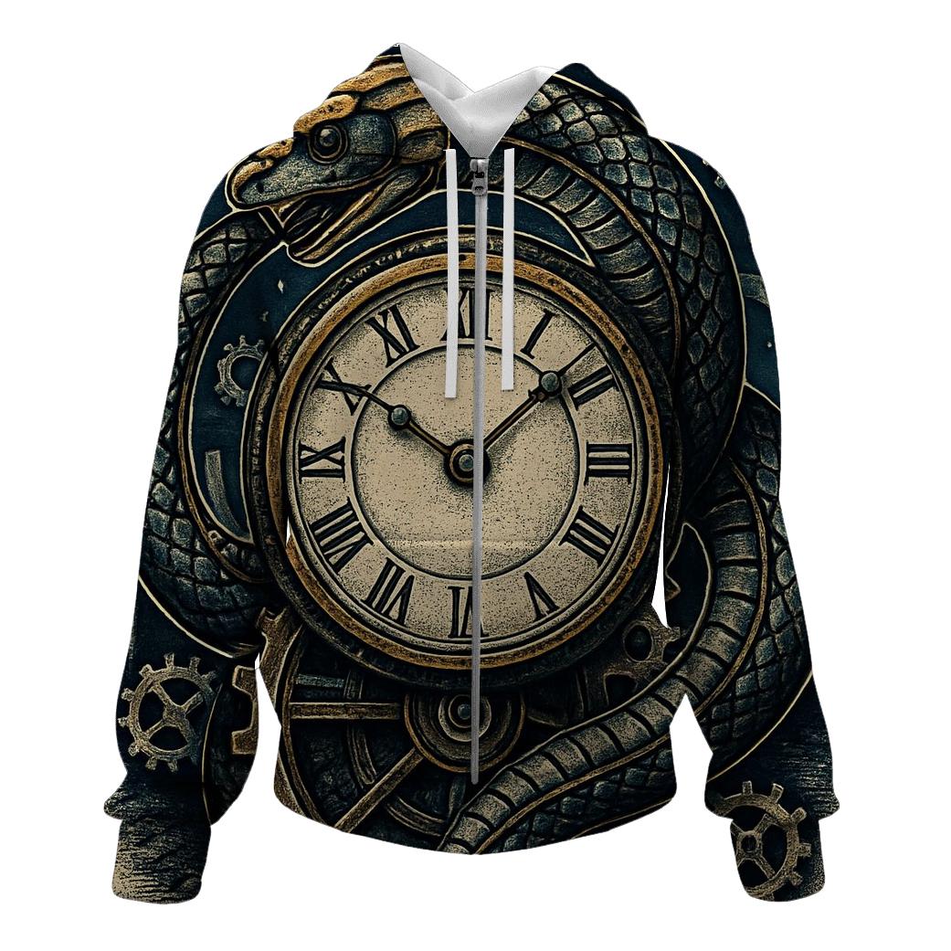 Midnight Ouroboros Clockwork hoodie designs