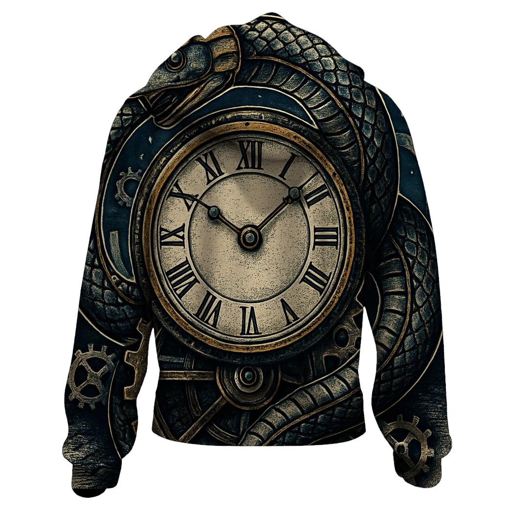 Midnight Ouroboros Clockwork hoodie designs