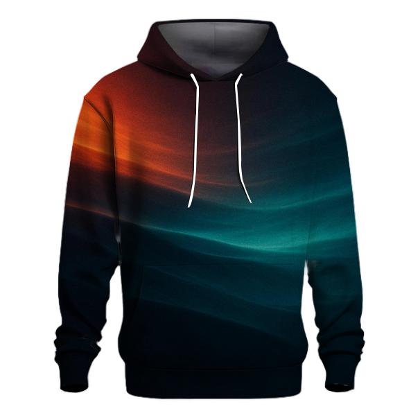 Molten Aurora Flow printed hoodies