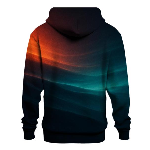 Molten Aurora Flow printed hoodies