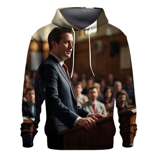 Charlie Kirk At Midwestern Community College Town Hall embroidered hoodies