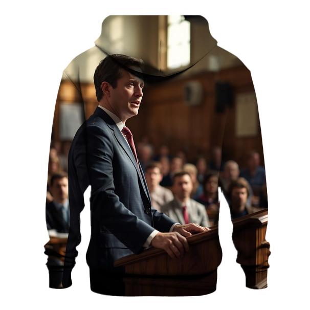 Charlie Kirk At Midwestern Community College Town Hall embroidered hoodies