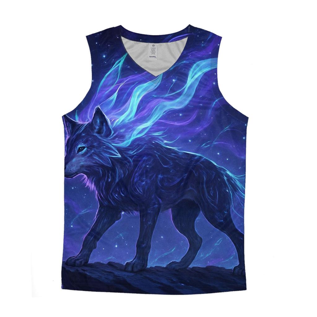 Nebula Sentinel Wolf custom tank tops