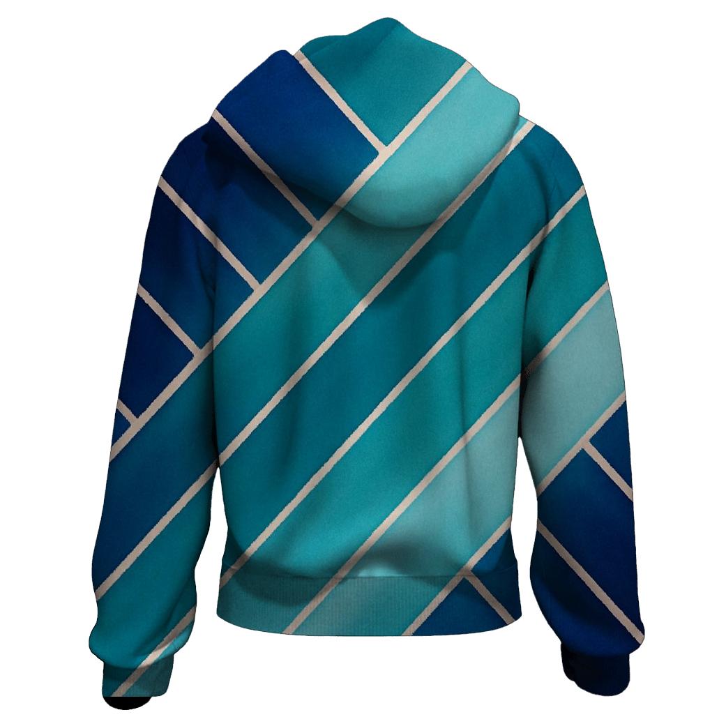 Arashi Celestial Diagonals zip-up hoodies