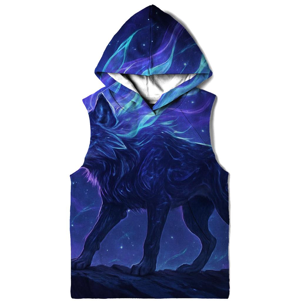 Nebula Sentinel Wolf lightweight hoodies