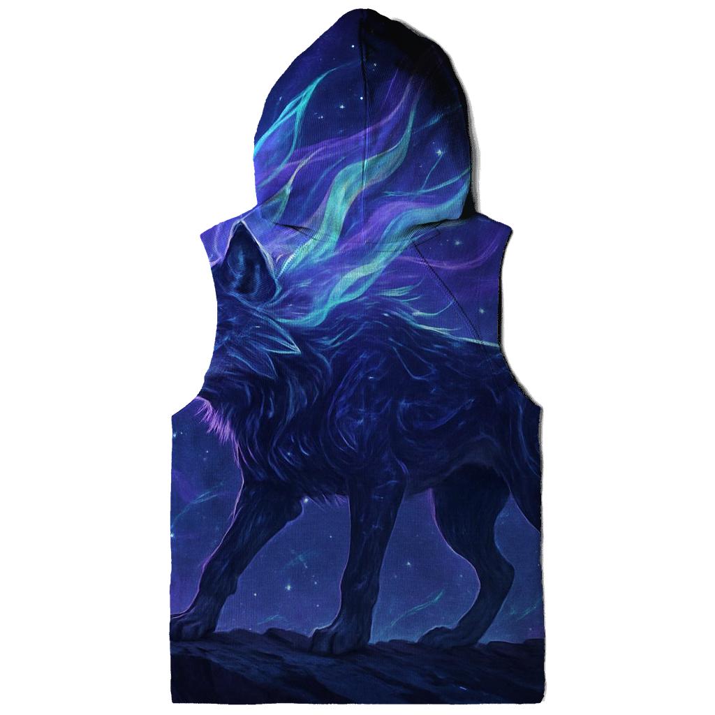 Nebula Sentinel Wolf lightweight hoodies