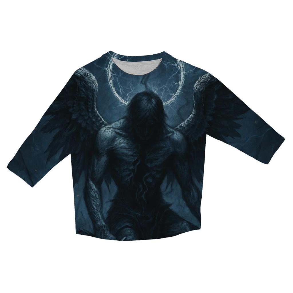 Fallen Angel Of Iron Night cotton quarter sleeve shirts