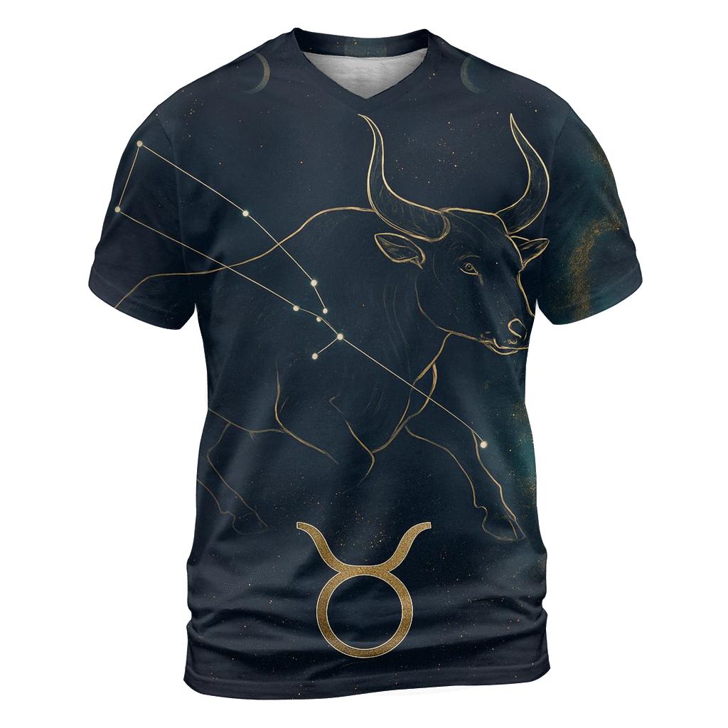 Taurus Nebula Bull Emblem personalized full print shirts