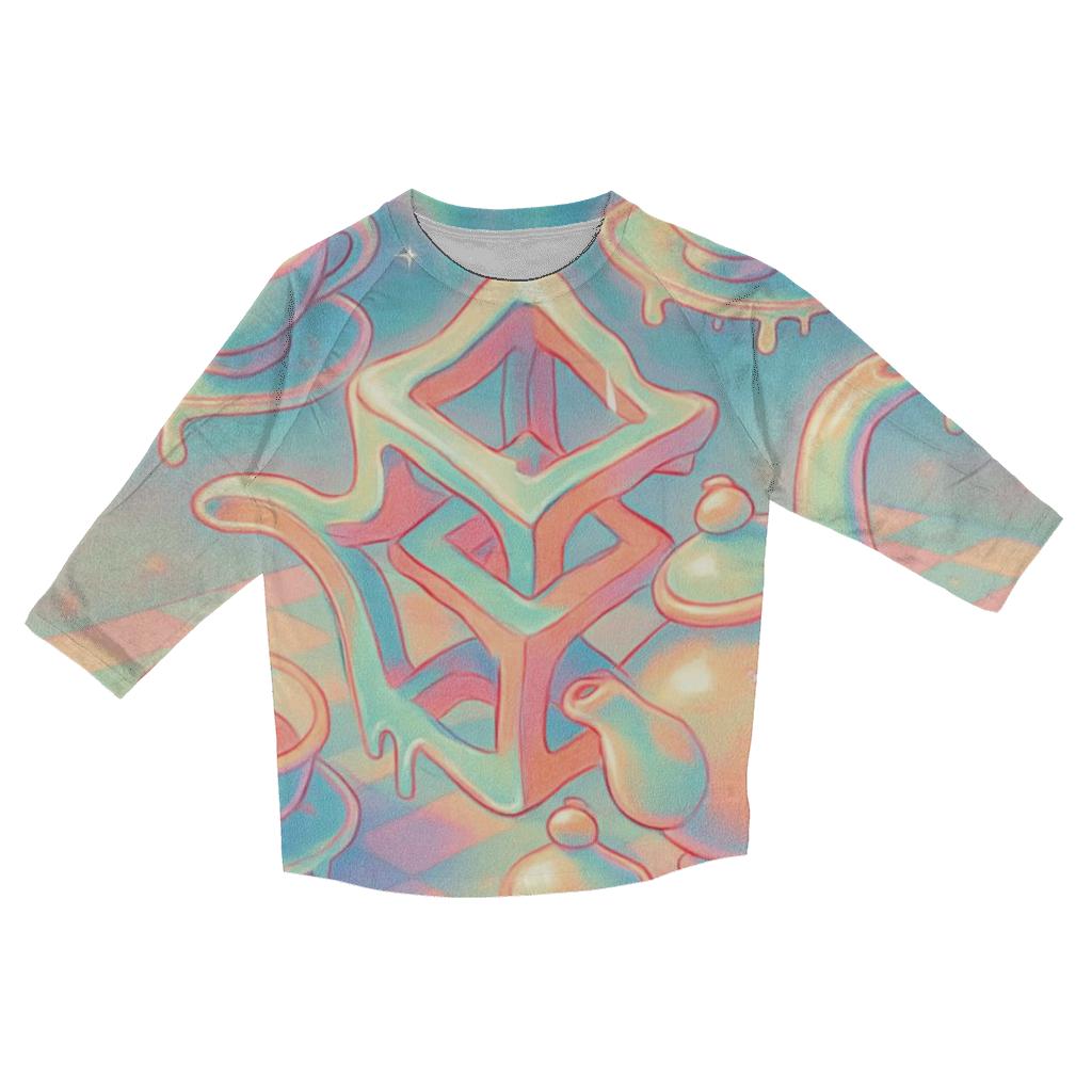 Tea Time Tesseract cotton quarter sleeve shirts