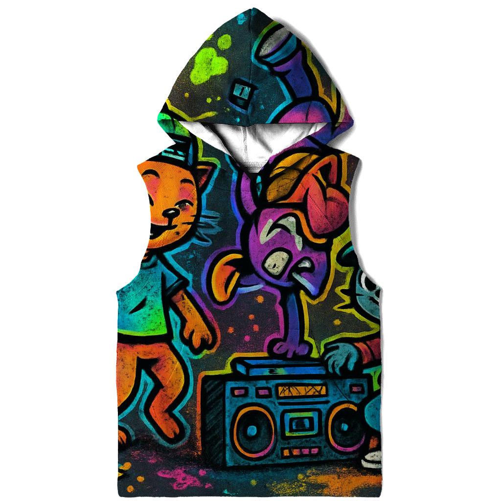 Graffiti Groove Alley Cats hoodies fashion