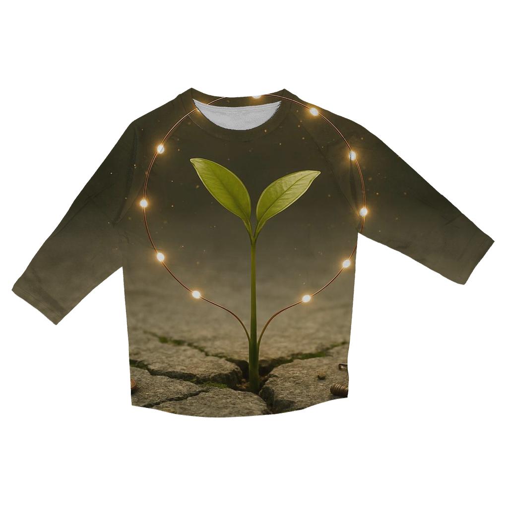 Concrete Garden Sprout fashion 3/4 sleeve shirts
