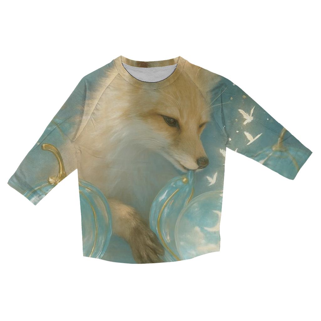 Glass Orchard Fox fashion 3/4 sleeve shirts