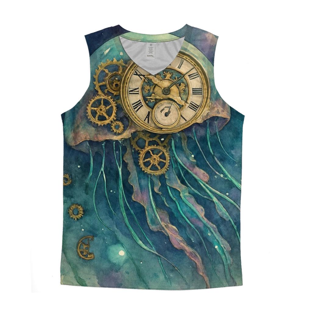 Clockwork Jellyfish designer workout tanks