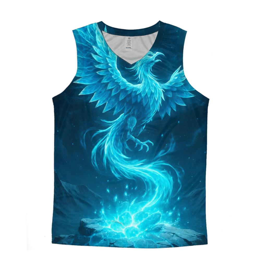 Frostfire Phoenix stylish racerback tanks