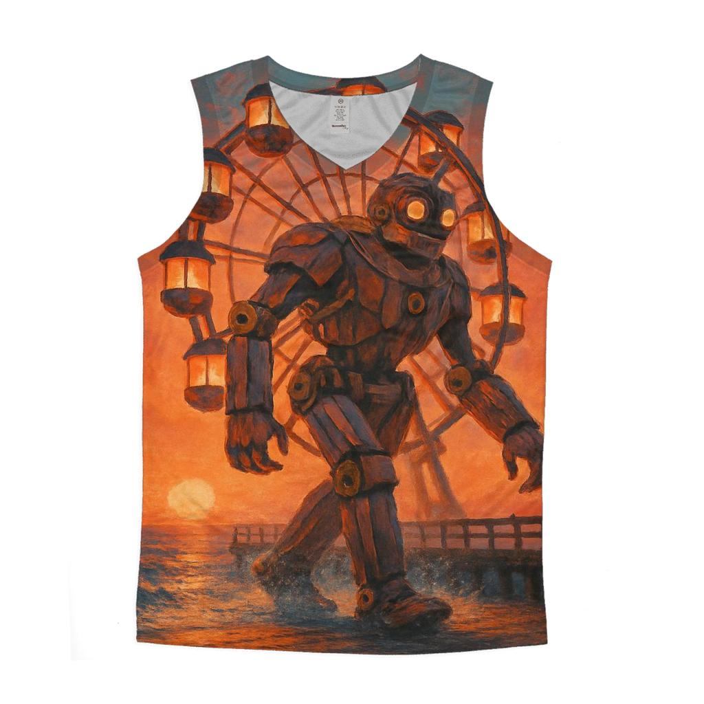 Sunset Ferris Golem custom tank tops