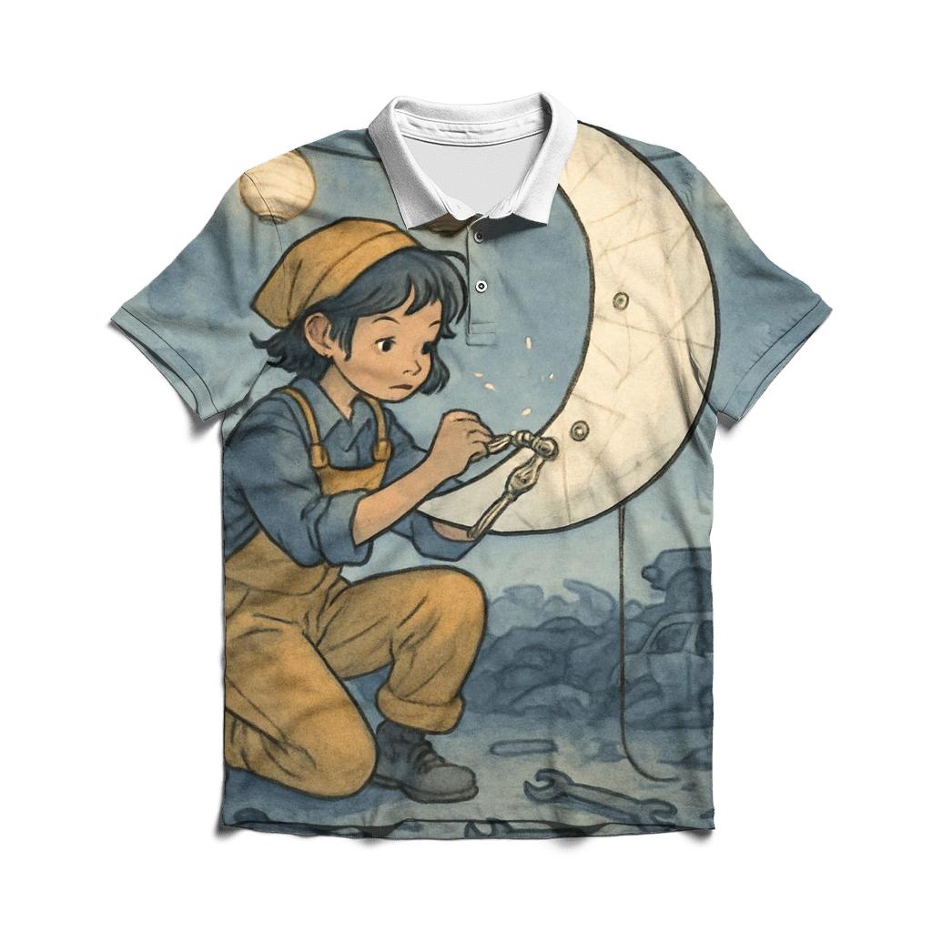 Paper Moon Mechanic custom polo shirts