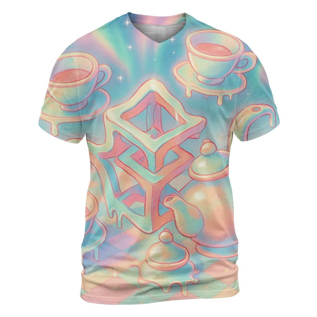 Tea Time Tesseract unique graphic print tees