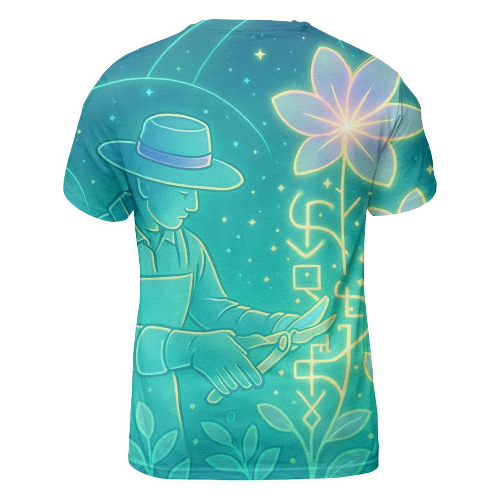 Hologram Gardener designer pattern shirts