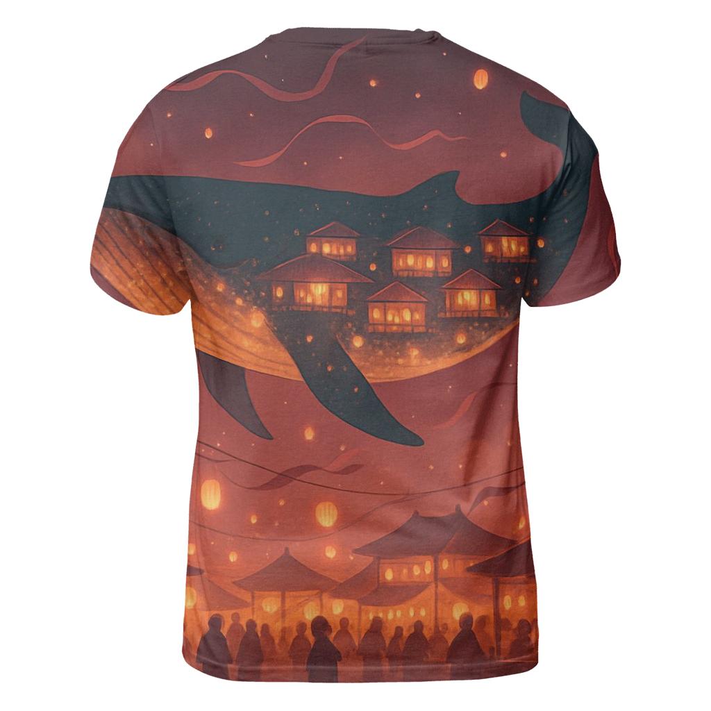 Lantern Market Whale designer pattern shirts