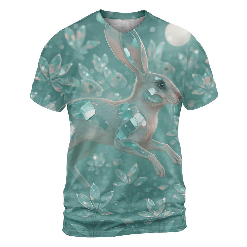 Mirror Garden Hare unique graphic print tees