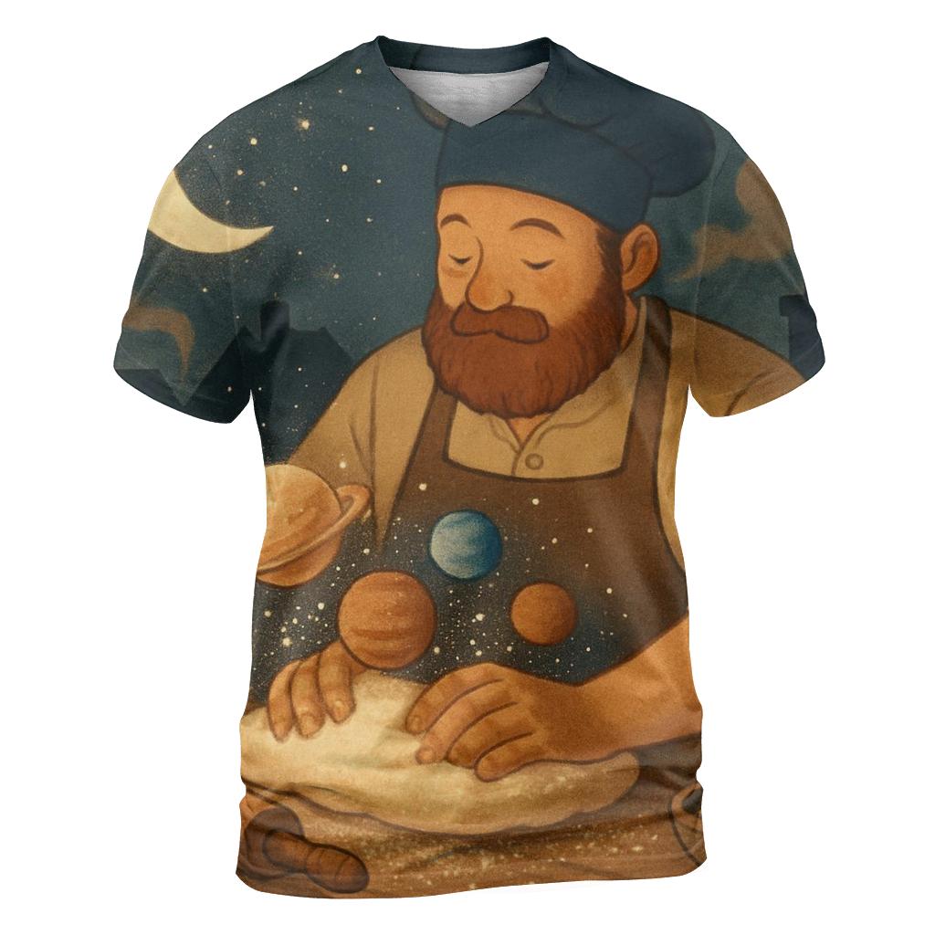 Starlit Rooftop Baker statement graphic shirts